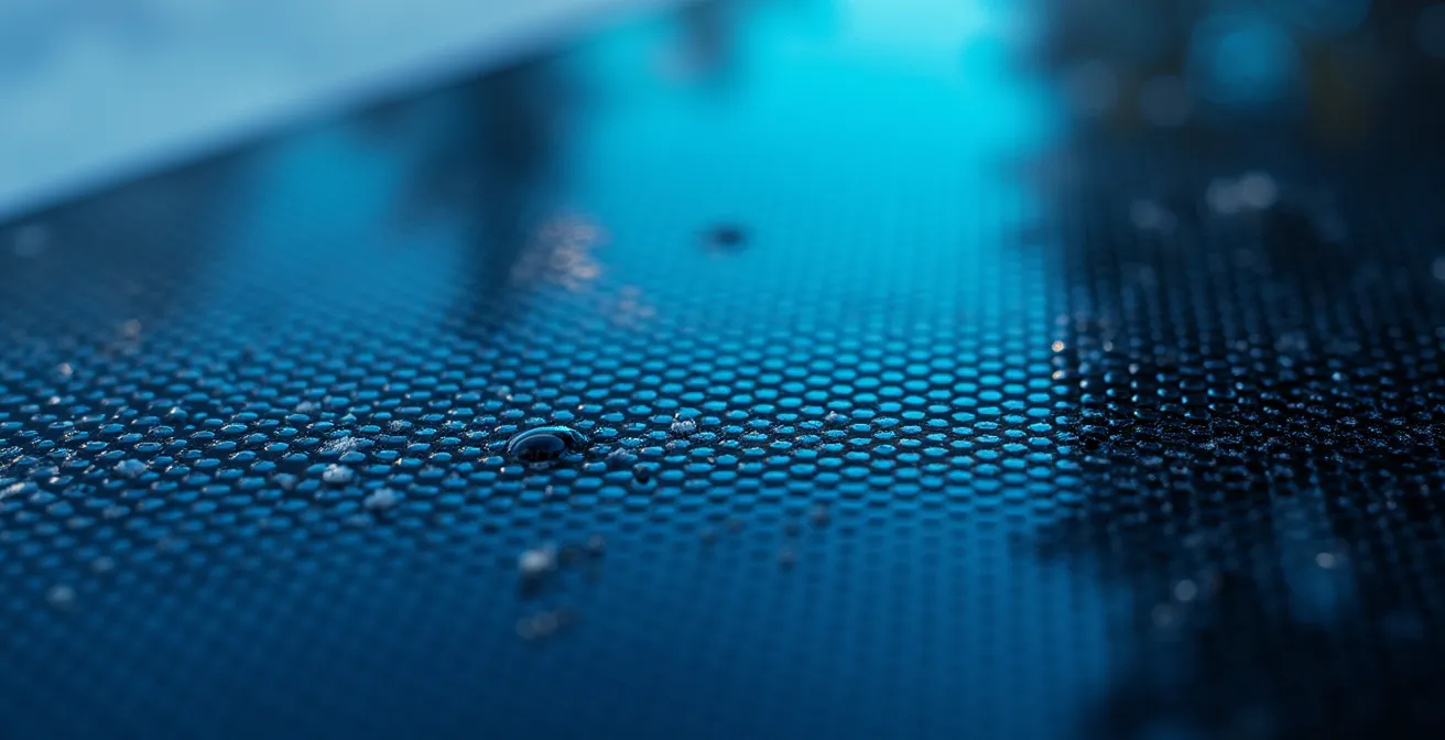 Macro détaillée montrant la technologie d'écran OLED et les zones sensibles au burn-in