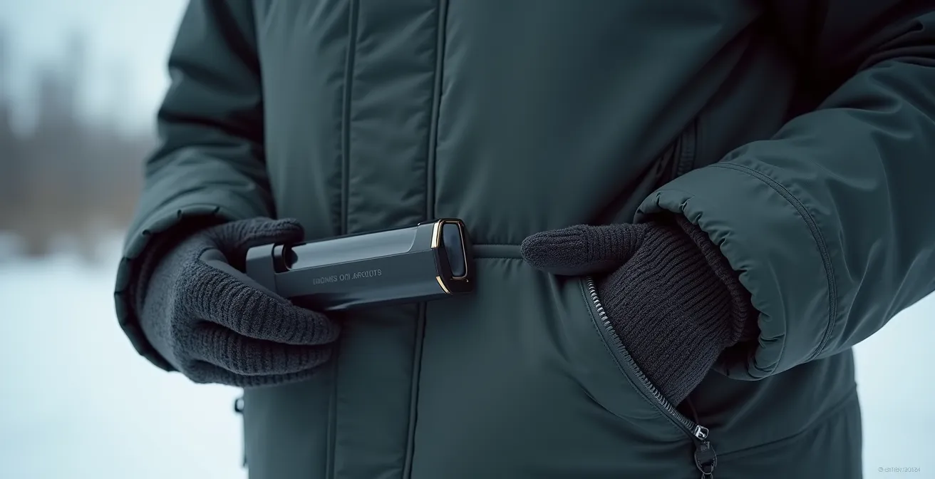 Comparaison visuelle des méthodes de protection thermique pour vapoteuse en hiver