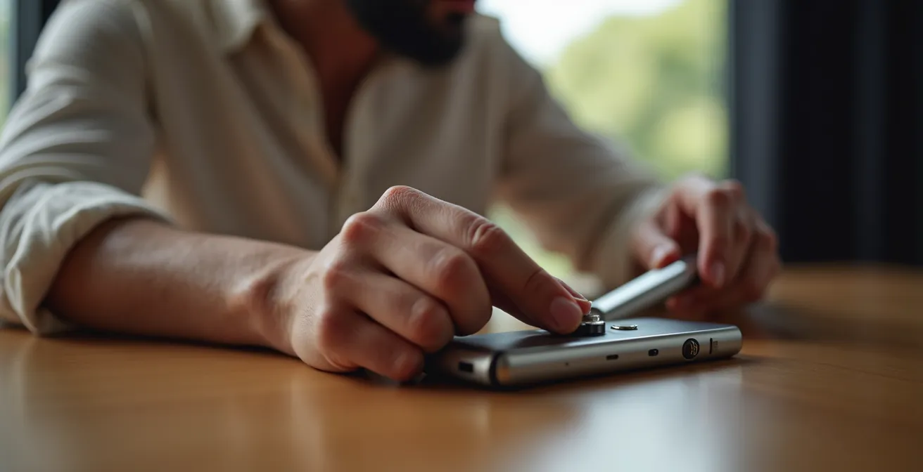 Gros plan sur un système de contrôle de température d'un vaporisateur moderne